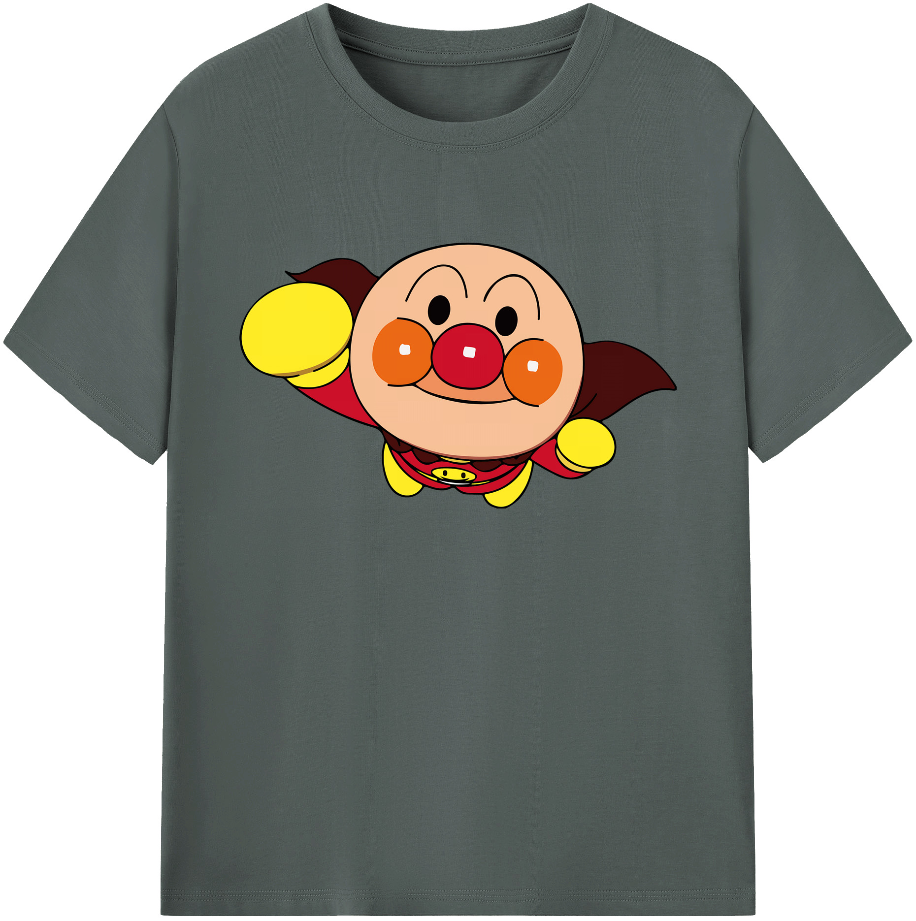 （画像用） アンパンマン Anpanman 綿100％ メンズ半袖Tシャツ｜肌触りやわらか＆通気性